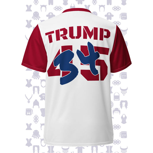 Trump Felon 34 Recycled unisex sports jersey