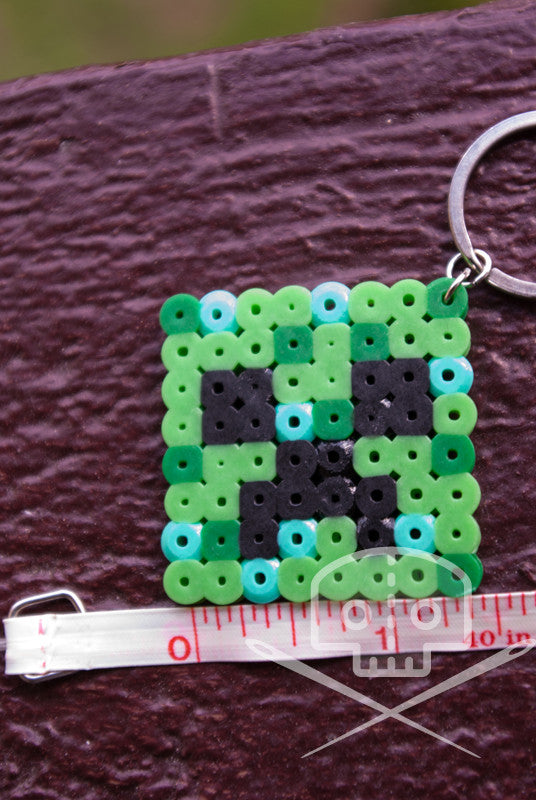 Minecraft Perler Bead Keychains